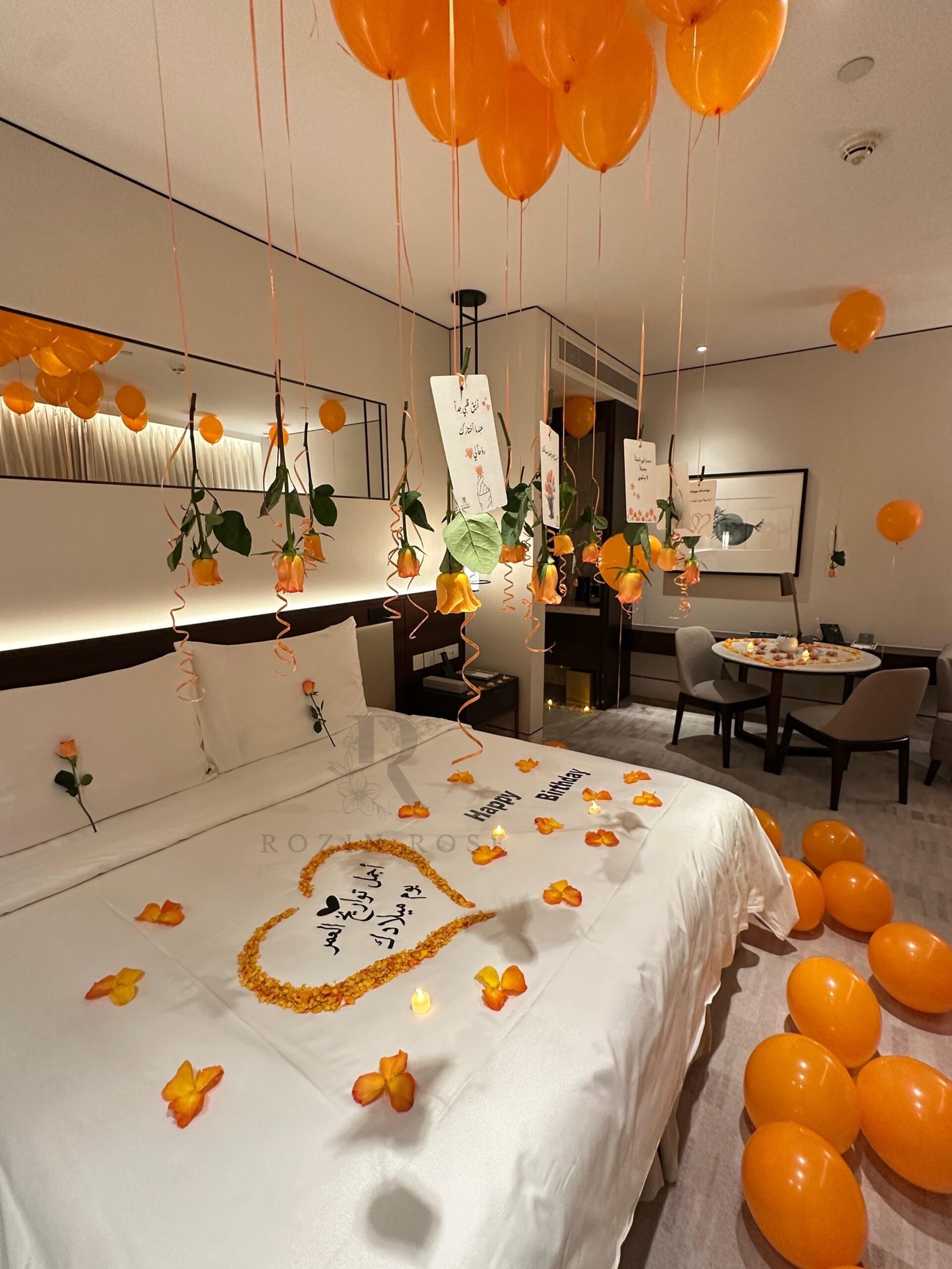 Orange Bliss Hotel Room Decoration Package - الصورة 7