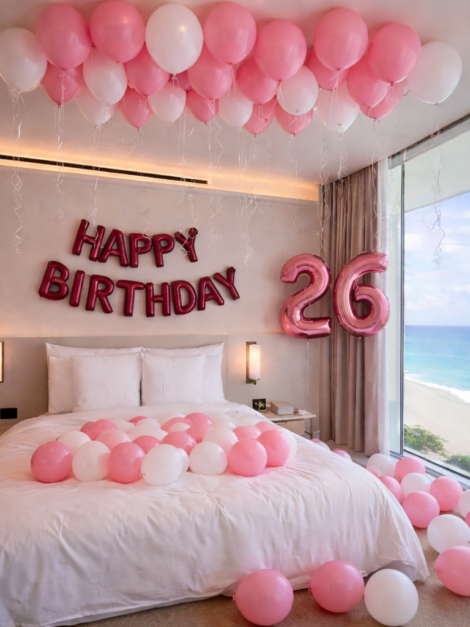 Signature Birthday Room Setup