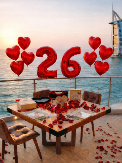 Romantic Table Party Setup