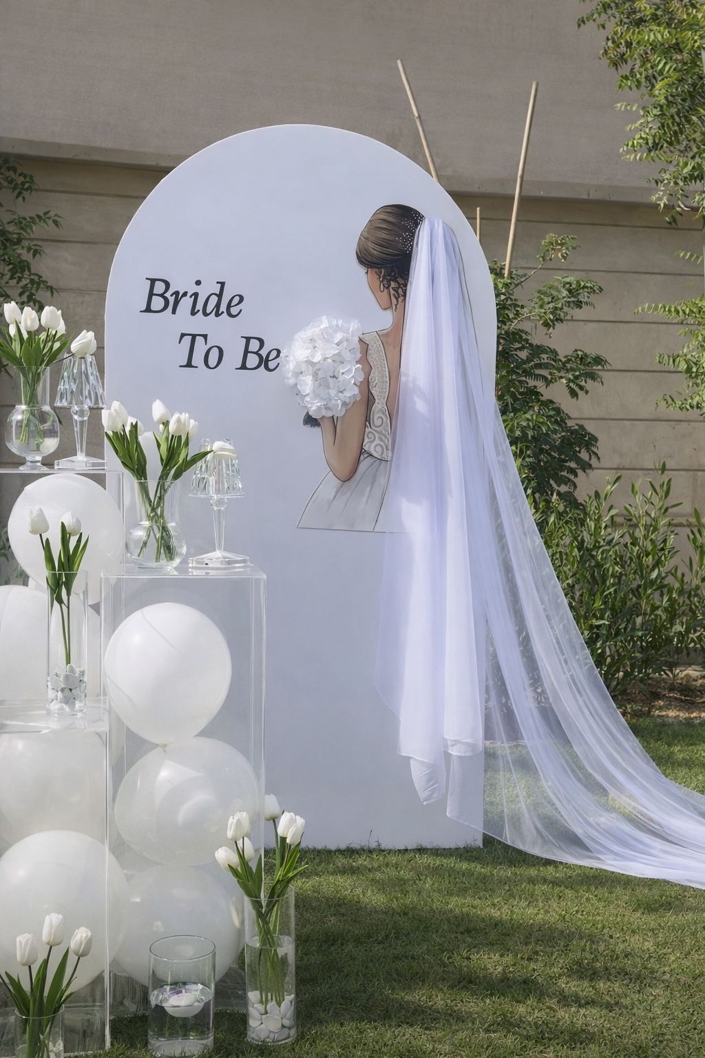 Elegant Bride To Be Garden Setup - Image 2