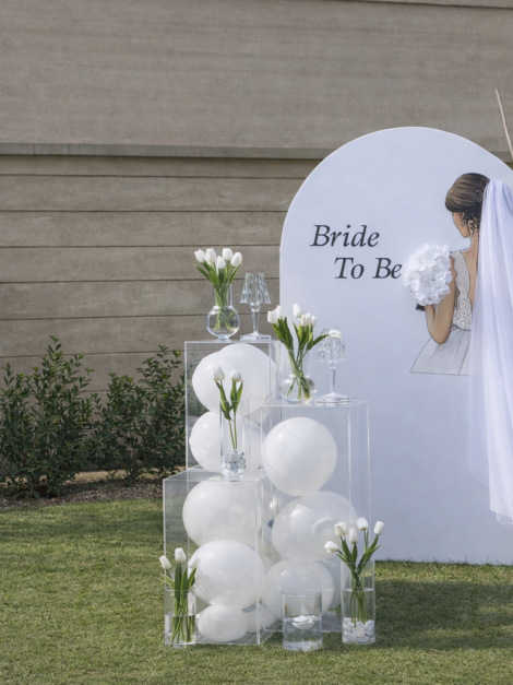 Elegant Bride To Be Garden Setup
