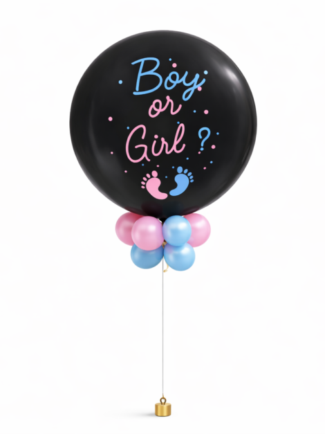 Helium Gender Reveal Balloon – Ready to Pop