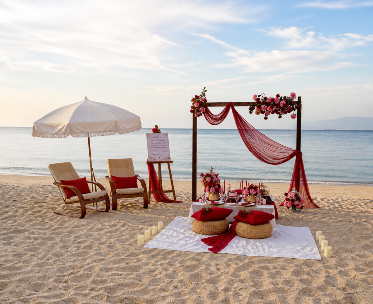 Beach Picnic Setup