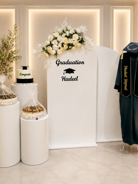 Elegant Graduation Setup