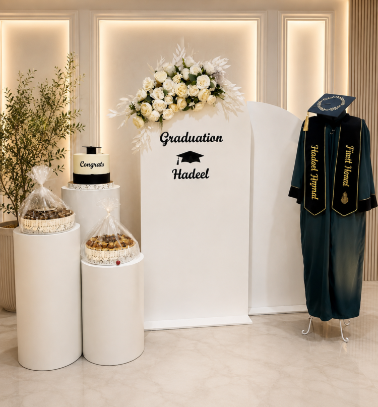 Elegant Graduation Setup