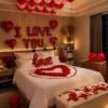 Romantic Wedding Bed Decoration