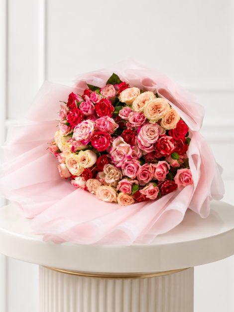 Pink Baby Rose Bouquet